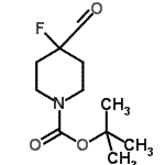 CAS#: 614731-09-8, 2-Methyl-2-propanyl 4-fluoro-4-formyl-1-piperidinecarboxylate
