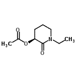 CAS#: 614754-34-6, (3S)-1-Ethyl-2-oxo-3-piperidinyl acetate