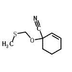 CAS#: 615265-44-6, 1-[(Methylsulfanyl)methoxy]-2-cyclohexene-1-carbonitrile
