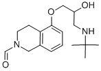 CAS#: 61563-18-6, 5-[3-(Tert-Butylamino)-2-Hydroxypropoxy]-3,4-Dihydro-1H-Isoquinoline-2-Carbaldehyde