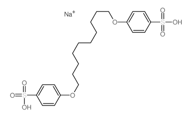 CAS 登录号：61575-12-0， 4-[10-(4-磺基苯氧基)癸氧基]苯磺酸