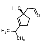 CAS 登录号：616206-00-9， [(1S)-3-异丙基-1-甲基-2-环戊烯-1-基]乙醛
