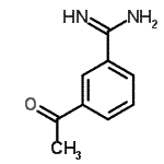 CAS#: 61625-21-6, 3-Acetylbenzenecarboximidamide