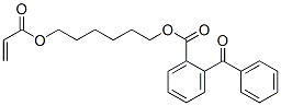 CAS 登录号：61630-26-0， 6-(丙烯酰氧基)己基 2-苯甲酰基苯甲酸酯