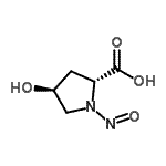 CAS 登录号：61688-67-3， (4S)-4-羟基-1-亚硝基-D-脯氨酸
