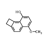 CAS#: 616889-79-3, 5-Methoxy-1,2-dihydrocyclobuta[a]naphthalen-8-ol