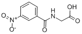 CAS#: 617-10-7, (3-Nitro-Benzoylamino)-Acetic Acid