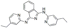 CAS 登录号：61702-05-4， (3E)-N-(4-乙基吡啶-2-基)-3-(4-乙基吡啶-2-基)亚氨基-异吲哚-1-胺