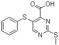CAS#: 61727-07-9, 2-(Methylthio)-5-(Phenylthio)-4-Pyrimidinecarboxylicacid
