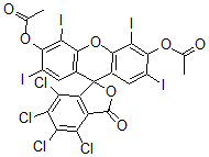 CAS#: 61738-01-0, 3',6'-Bis(Acetyloxy)-4,5,6,7-Tetrachloro-2',4',5',7'-Tetraiodo-Spiro[Isobenzofuran-1(3H),9'-[9H]Xanthen]-3-One