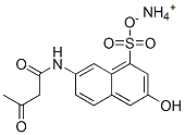 CAS 登录号：61750-18-3， 7-[(1,3-二氧代丁基)氨基]-3-羟基萘-1-磺酸铵