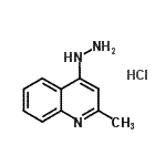 CAS#: 61760-54-1, 4-Hydrazino-2-Methylquinoline Hydrochloride (1:1)