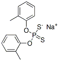 CAS 登录号:61792-48-1, O,O-二(2-甲基苯基)二硫代磷酸酯钠盐