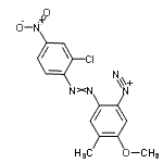 CAS#: 61813-55-6, 2-[(2-Chloro-4-Nitrophenyl)Diazenyl]-5-Methoxy-4-Methylbenzenediazonium