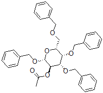 CAS#: 61820-03-9, Phenylmethyl 3,4,6-Tris-O-(Phenylmethyl)-beta-D-Galactopyranoside Acetate