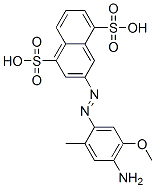 CAS#: 61827-75-6, 3-[(4-Amino-5-Methoxy-O-Tolyl)Azo]Naphthalene-1,5-Disulphonic Acid