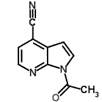 CAS#: 618446-36-9, 1-Acetyl-1H-pyrrolo[2,3-b]pyridine-4-carbonitrile