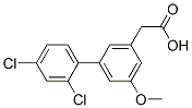 CAS 登录号:61888-65-1, 2',4'-二氯-5-甲氧基-1,1'-联苯-3-乙酸