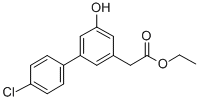 CAS#: 61888-75-3, 4'-Chloro-5-Hydroxy-(1,1'-Biphenyl)-3-Acetic Acid Ethyl Ester