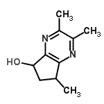 CAS#: 61928-98-1, 2,3,7-Trimethyl-6,7-Dihydro-5H-Cyclopenta[b]Pyrazin-5-Ol