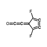 CAS 登录号：619296-20-7， (2,5-二氟-2,3,4-环戊三烯-1-亚基)乙烯酮