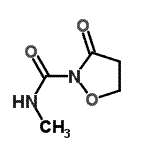 CAS 登录号：61982-50-1， N-甲基-3-氧代-1,2-恶唑烷-2-甲酰胺