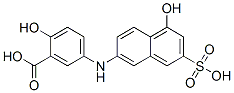 CAS 登录号：6201-91-8， 6-(3-羧基-4-羟基苯胺基)-1-萘酚-3-磺酸