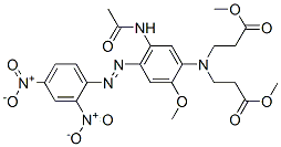 CAS#: 62072-81-5, Methyl N-[5-(Acetylamino)-4-[(2,4-Dinitrophenyl)Azo]-2-Methoxyphenyl]-N-(3-Methoxy-3-Oxopropyl)-beta-Alaninate