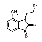 CAS 登录号：620932-06-1， 1-(2-溴乙基)-7-甲基-1H-吲哚-2,3-二酮