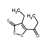 CAS#: 620957-78-0, 1-(4-Ethyl-3-thioxo-3H-1,2-dithiol-5-yl)-1-propanone