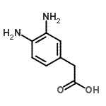 CAS#: 621-43-2, (3,4-Diaminophenyl)Acetic Acid