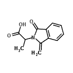 CAS#: 62100-29-2, 2-(1-Methylene-3-Oxo-1,3-Dihydro-2H-Isoindol-2-Yl)Propanoic Acid