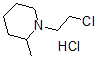CAS 登录号：62124-27-0， 1-(2-氯乙基)-2-甲基-哌啶盐酸盐(1:1)