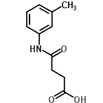 CAS 登录号：62134-48-9， 4-[(3-甲基苯基)氨基]-4-氧代丁酸