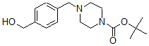 CAS#: 622381-67-3, 4-[[4-(Hydroxymethyl)Phenyl]Methyl]-1-Piperazinecarboxylic Acid 1,1-Dimethylethyl Ester