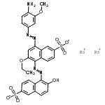 CAS#: 6226-70-6, Disodium 8-[(4-Amino-3-Methoxyphenyl)Diazenyl]-6-Ethoxy-5-[(2-Hydroxy-6-Sulfonato-1-Naphthyl)Diazenyl]-2-Naphthalenesulfonate