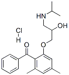 CAS 登录号：62261-89-6， 2-(2-羟基-3-异丙基氨基丙氧基)-4,6-二甲基二苯甲酮盐酸盐