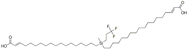 CAS 登录号:62273-09-0, 甲基(3,3,3-三氟丙基)亚硅烷二(十八碳烯酸)酯