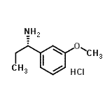 CAS#: 623143-35-1, (1S)-1-(3-Methoxyphenyl)-1-propanamine hydrochloride (1:1)