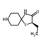 CAS#: 623168-39-8, (2R)-2-Ethyl-1-thia-4,8-diazaspiro[4.5]decan-3-one