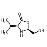 CAS#: 623562-29-8, (2S,4S)-2-(Hydroxymethyl)-4-isopropyl-1,3-oxazolidin-5-one