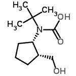 CAS#: 623582-54-7, [(1S,2R)-2-(Hydroxymethyl)cyclopentyl](2-methyl-2-propanyl)carbamic acid