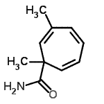 CAS#: 62360-30-9, 1,3-Dimethyl-2,4,6-Cycloheptatriene-1-Carboxamide