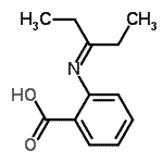 CAS#: 623938-28-3, 2-(3-Pentanylideneamino)benzoic acid