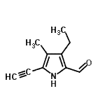 CAS#: 623945-15-3, 3-Ethyl-5-ethynyl-4-methyl-1H-pyrrole-2-carbaldehyde