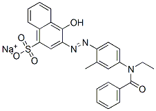 CAS#: 6245-59-6, Sodium 3-[[4-(Benzoylethylamino)-2-Methylphenyl]Azo]-4-Hydroxynaphthalene-1-Sulphonate