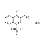 CAS#: 624725-88-8, 4-Hydroxy-3-nitroso-1-naphthalenesulfonic acid hydrate (1:1)