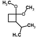 CAS 登录号：624733-46-6， 2-异丙基-1,1-二甲氧基环丁烷