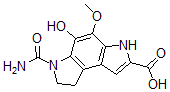 CAS#: 62497-62-5, 6-(Aminocarbonyl)-3,6,7,8-Tetrahydro-5-Hydroxy-4-Methoxybenzo[1,2-b:4,3-b']Dipyrrole-2-Carboxylic Acid