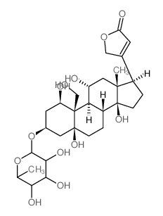 CAS#: 6251-64-5, 3beta-[(6-Deoxy-alpha-L-Talopyranosyl)Oxy]-1beta,5,11alpha,14,19-Pentahydroxy-5beta-Card-20(22)-Enolide